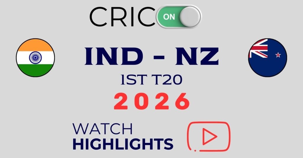 IND V NZ, 1ST T20