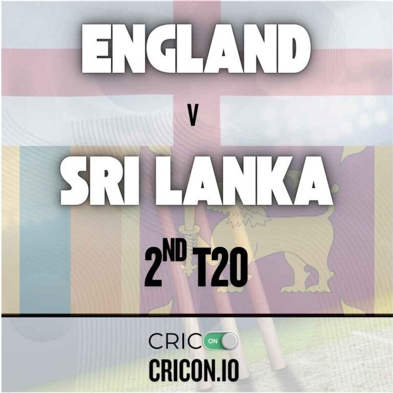 eng vs sl, 2nd t20, 2026