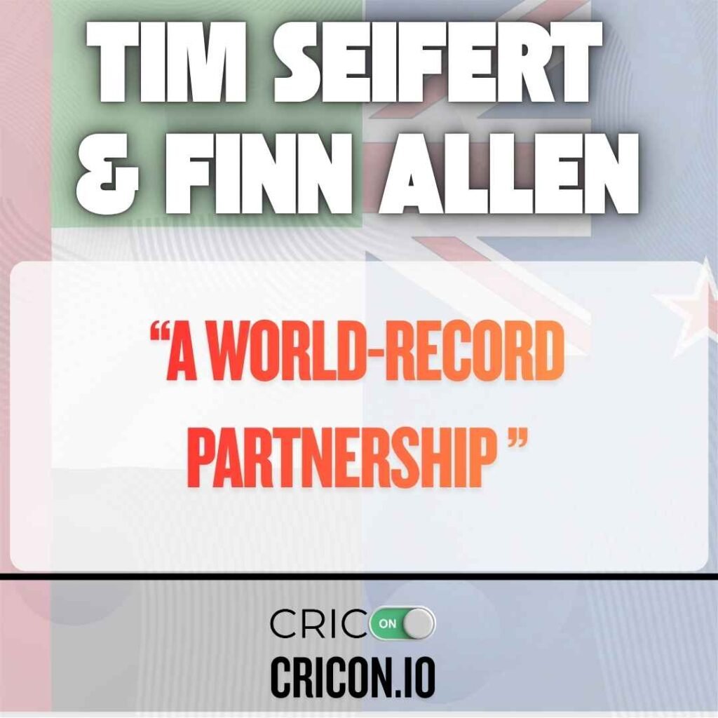 Tim Seifert and Finn Allen Record Partnership WC 2026