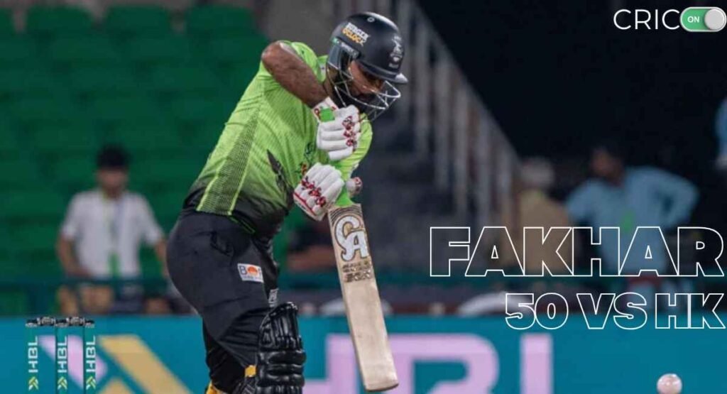 Fakhar Zaman vs HK PSL 11 First Match, A Clinical Fifty