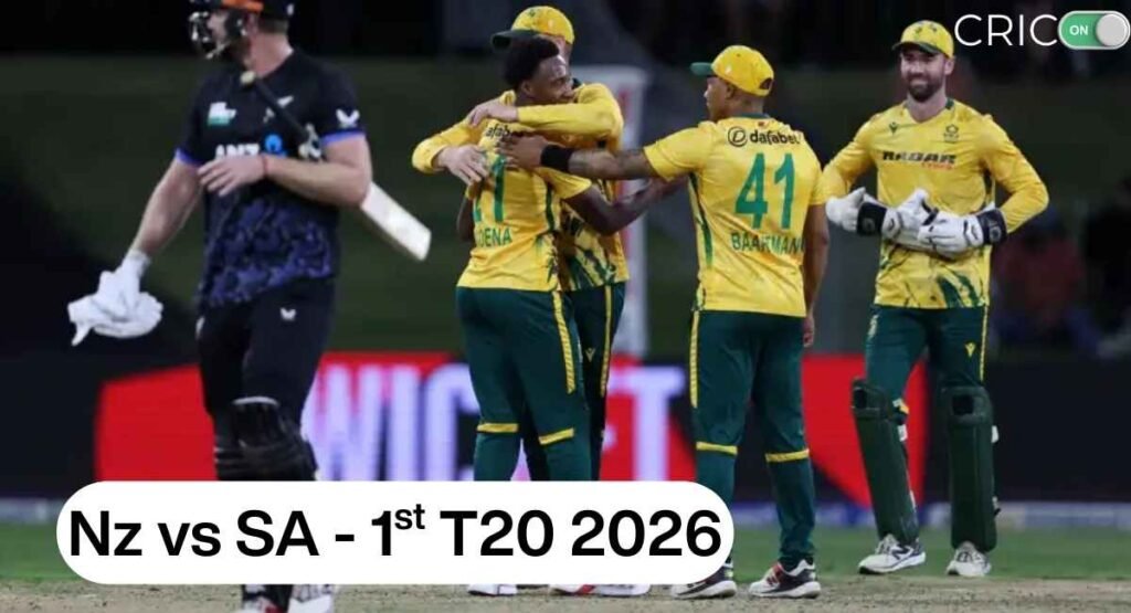 New Zealand v South Africa 1st T20 2026 - South Africa tour of New Zealand